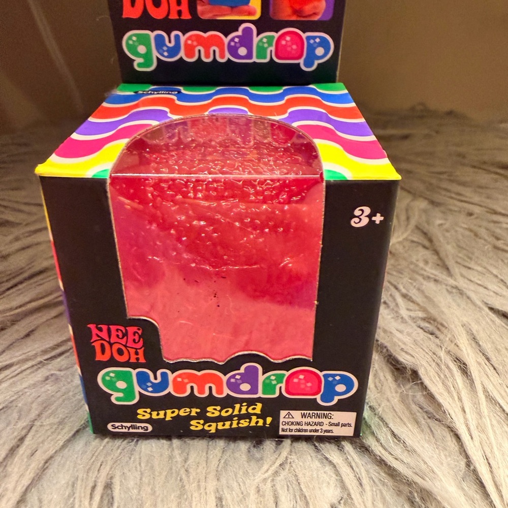 NeeDoh Gumdrop Super Solid Squish - Pink
